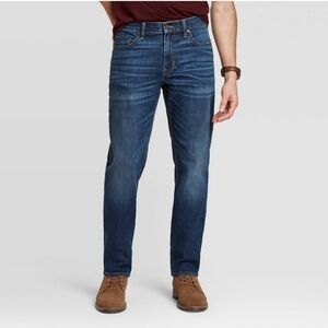 Men's Athletic Fit Jeans - Goodfellow & Co Blue Denim -  40x30